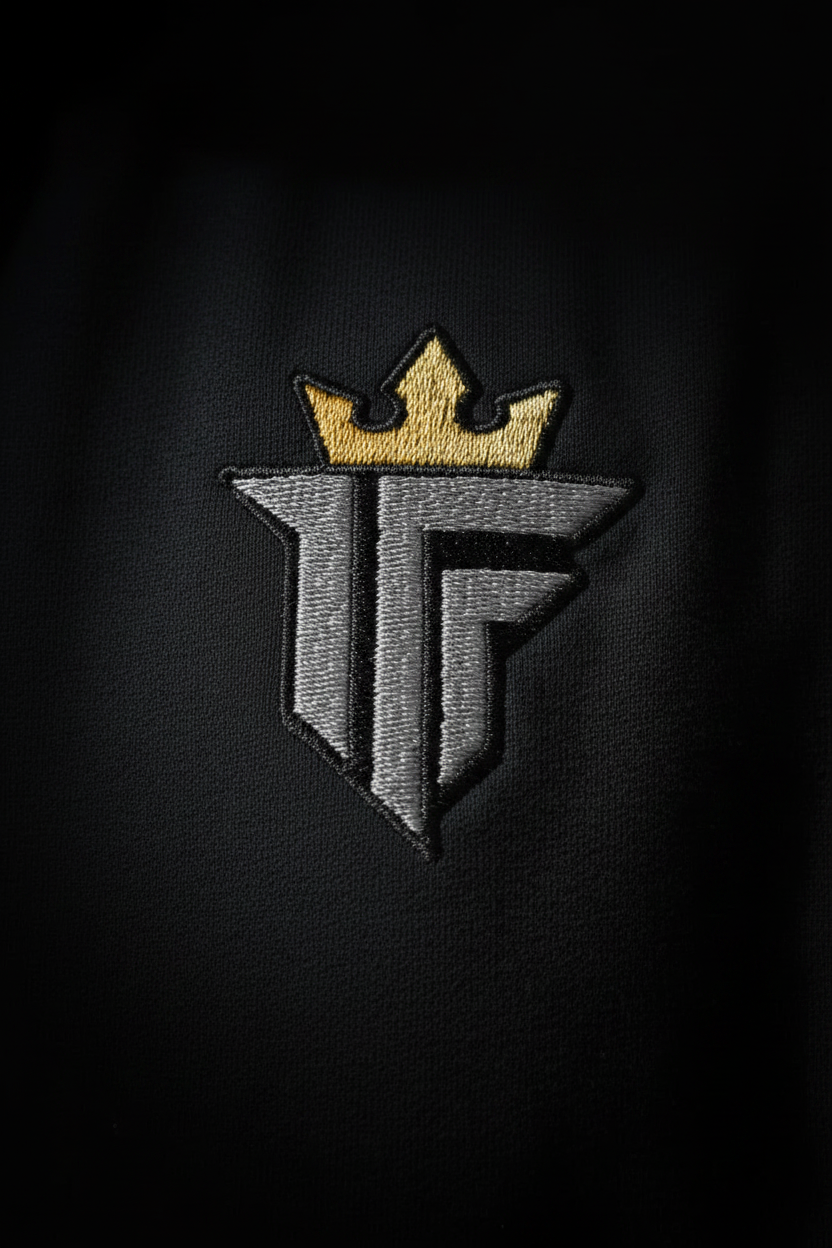 Hoodie IRONFATHER brodé — Noir