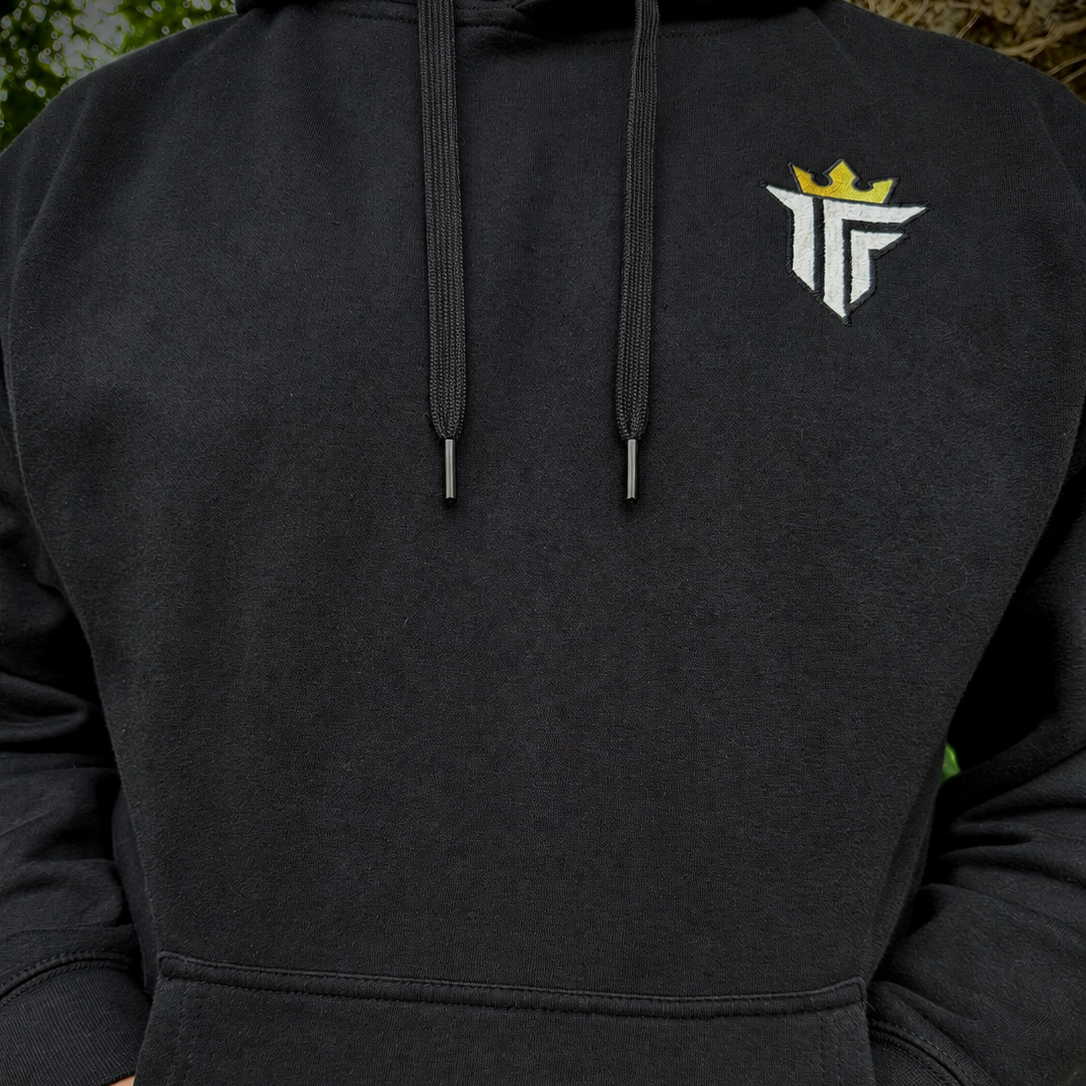 Hoodie IRONFATHER brodé — Noir