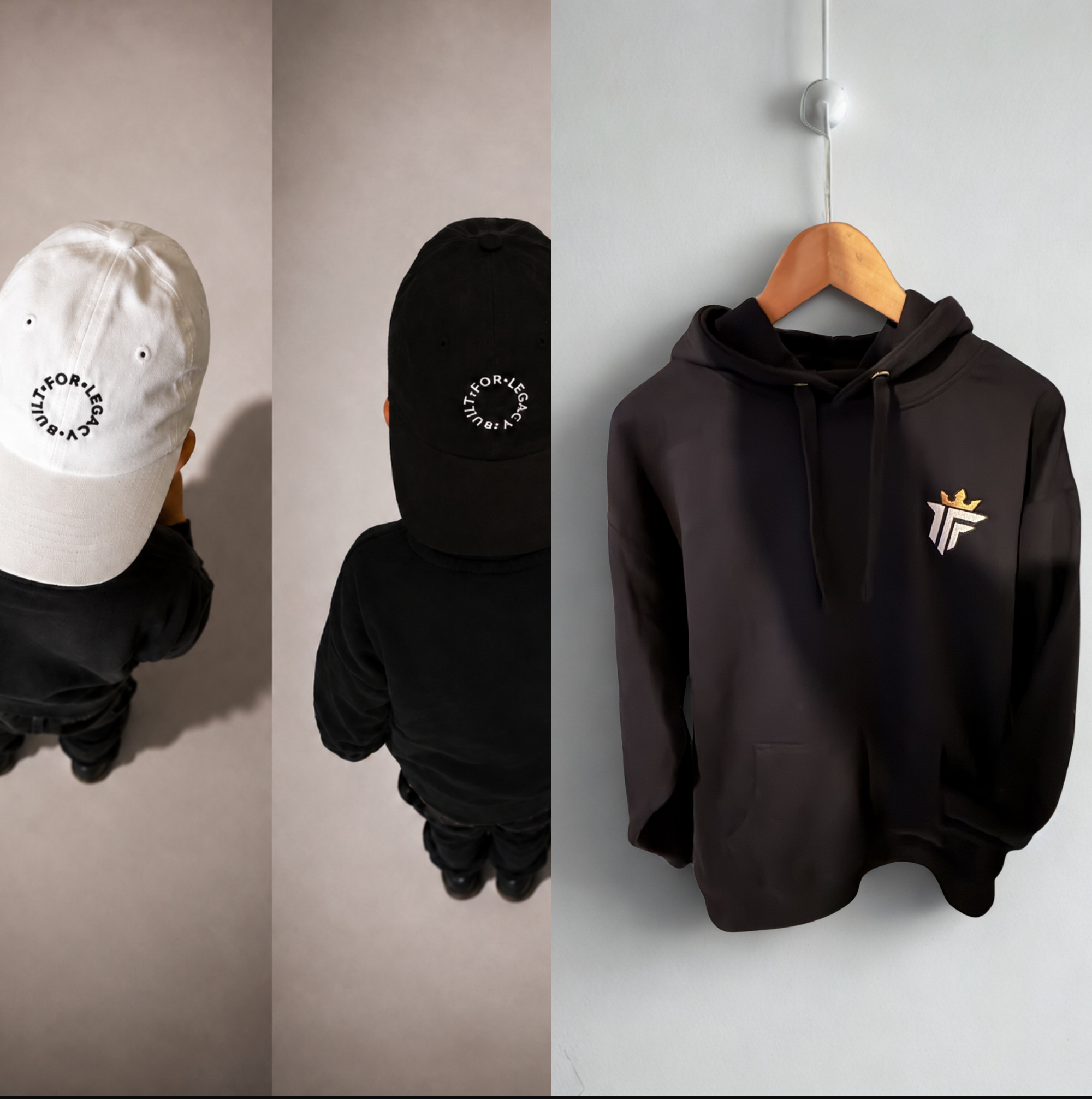  deux frères  portant la casquette IRONFATHER — Not just a dad, a standard