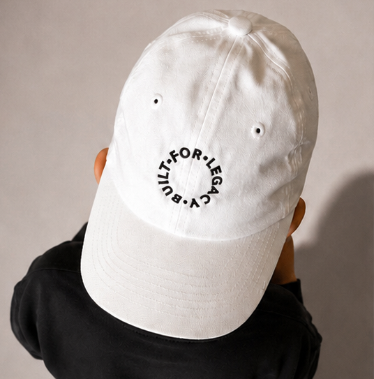 Casquette Enfant IRONFATHER brodée — Blanche
