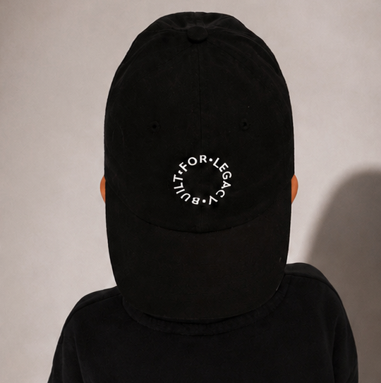 Casquette Enfant IRONFATHER brodée — Noire