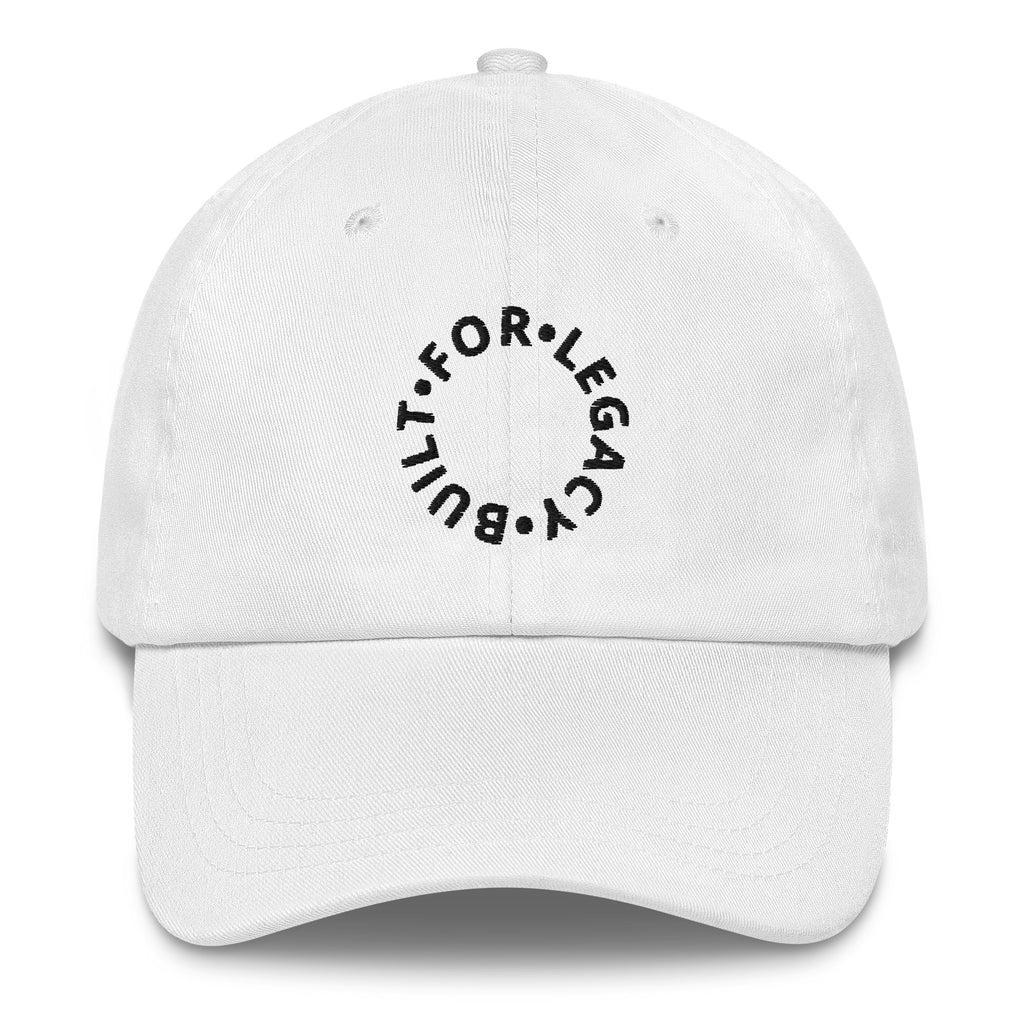 Casquette dad hat cream IRONFATHER La B.F.L coton brossé premium

