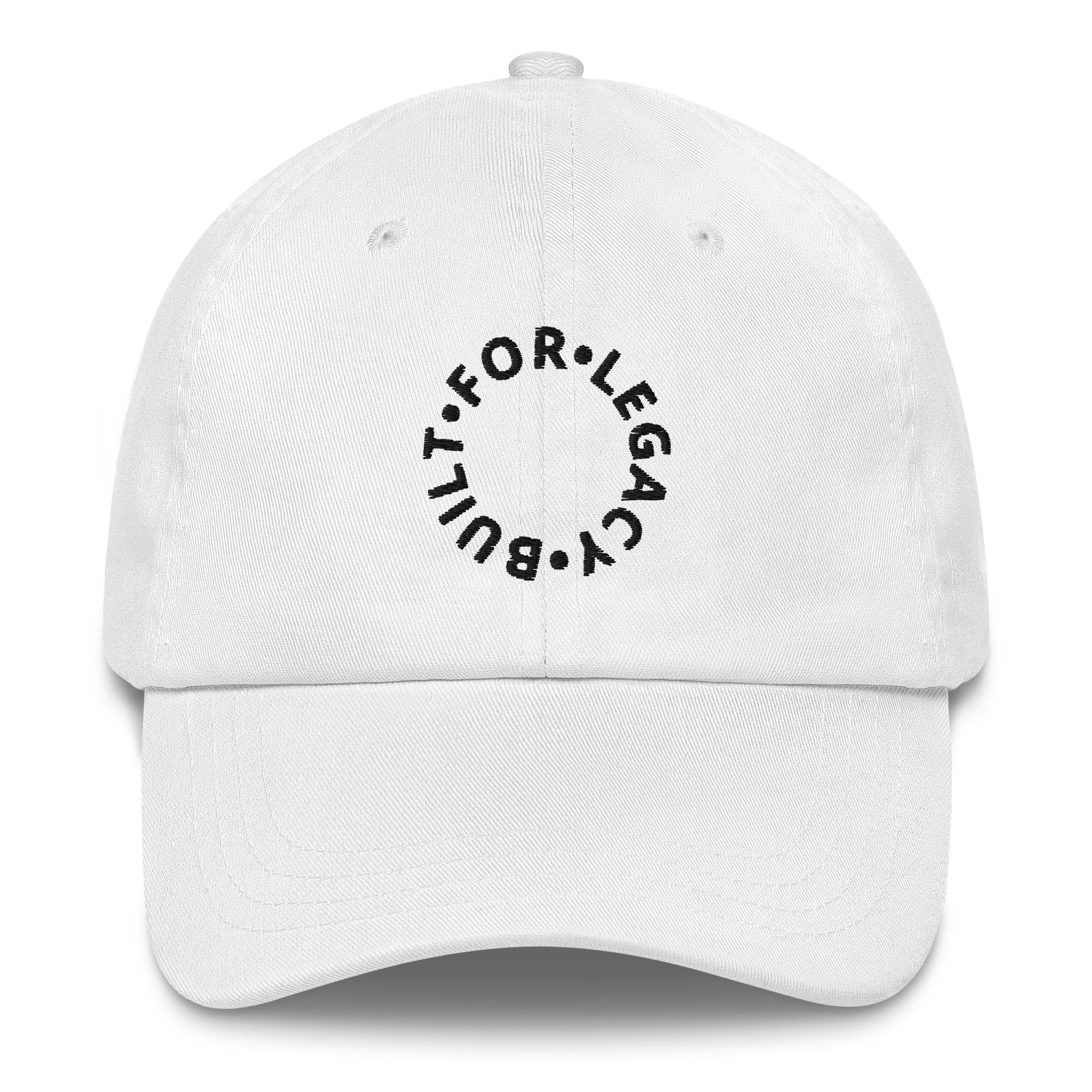 Casquette dad hat cream IRONFATHER La B.F.L coton brossé premium

