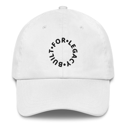 Casquette dad hat cream IRONFATHER La B.F.L coton brossé premium
