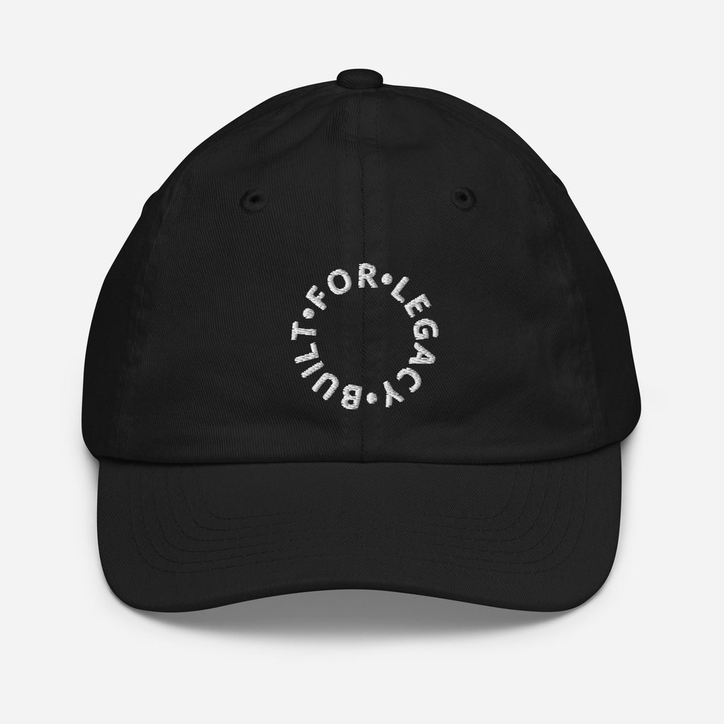Casquette enfant noire brodée IRONFATHER Mini Heir Black 4-12 ans

