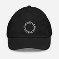 Casquette enfant noire brodée IRONFATHER Mini Heir Black 4-12 ans
